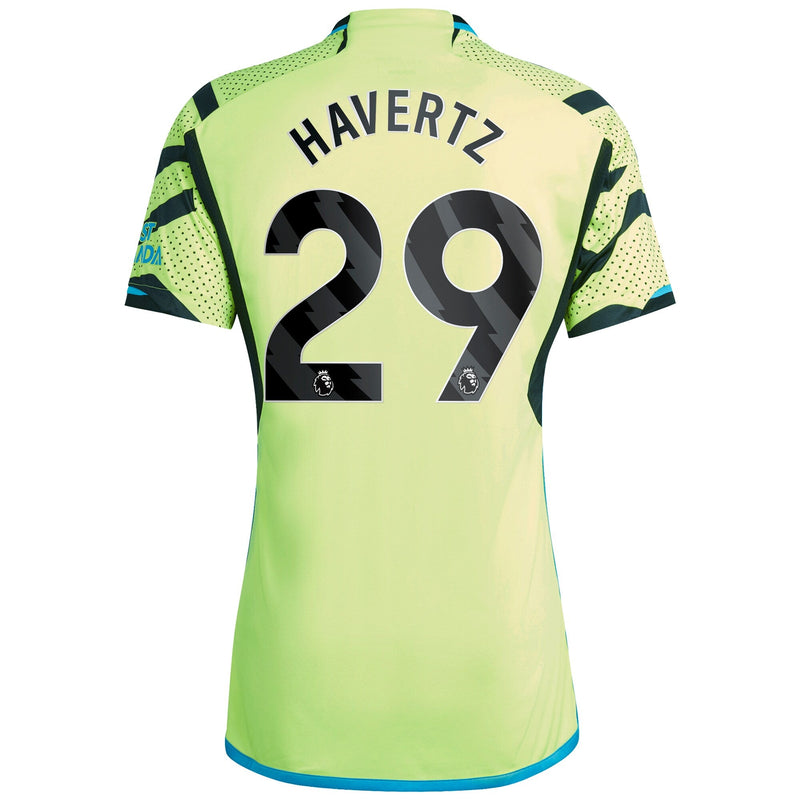 Kai Havertz Arsenal adidas 2023/24 Away  Player Jersey - Yellow