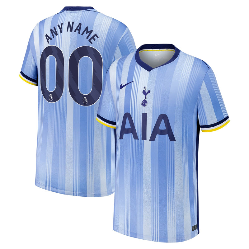 Tottenham Hotspur Nike Youth 2024/25 Away Custom Jersey - Blue