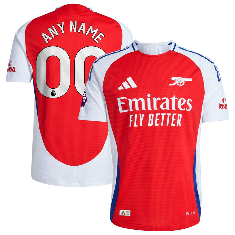 Arsenal adidas 2024/25 Home  Custom Jersey – Red