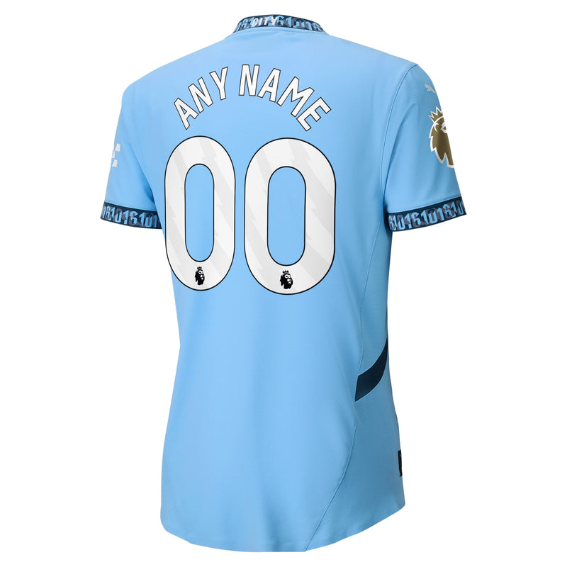 Manchester City Puma 2024/25 Home Custom Jersey - Light Blue