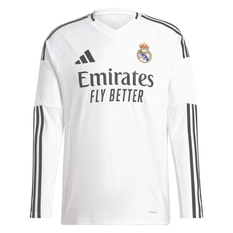 Jude Bellingham Real Madrid adidas 2024/25 Home Long Sleeve Player Jersey - White