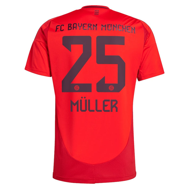 Thomas Müller Bayern Munich adidas 2024/25 Home Player Jersey - Red