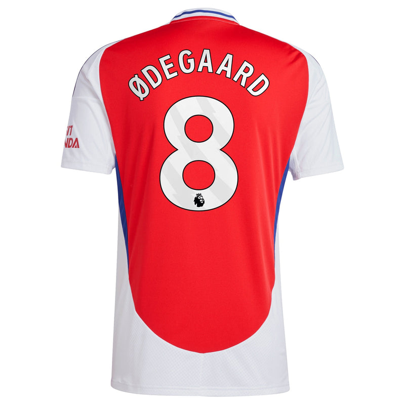 Martin Odegaard Arsenal adidas 2024/25 Home Player Jersey – Red