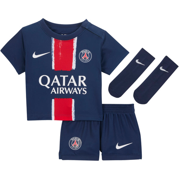 Paris Saint-Germain Nike Infant 2024/25 Home Stadium Kit Set - Navy