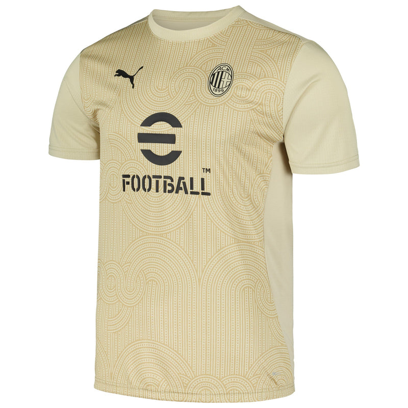 AC Milan Puma 2024/25 Pre-Match Jersey - Tan