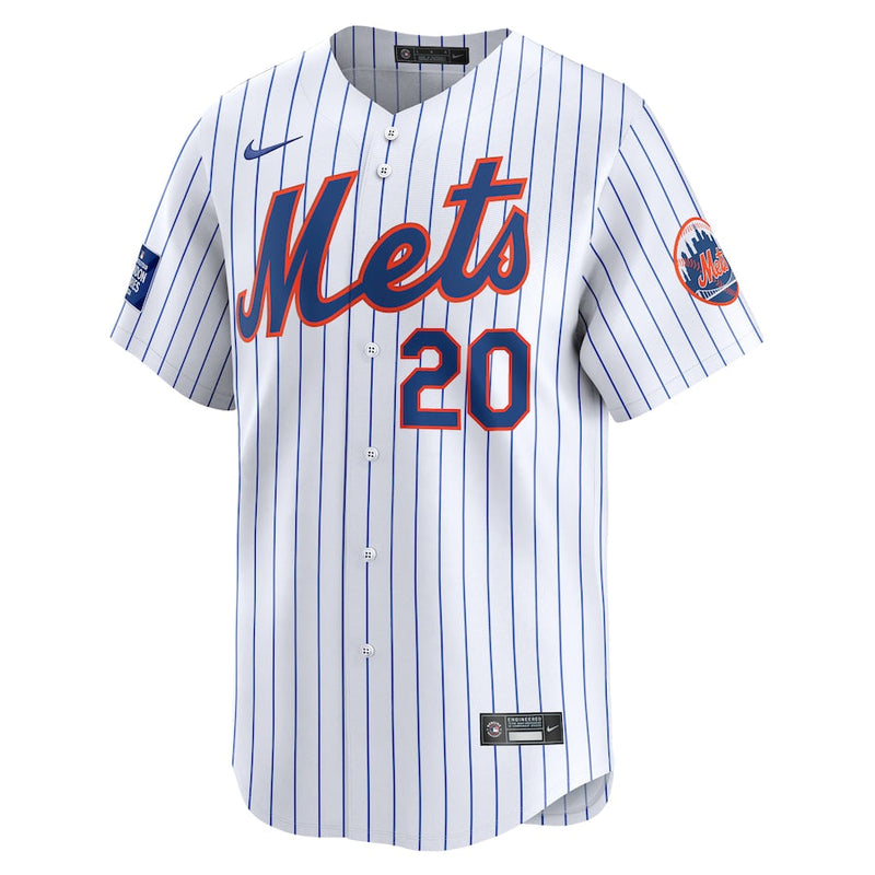 Pete Alonso New York Mets Nike 2024 MLB World Tour London Series Home Limited Player Jersey - White