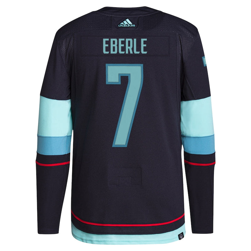 Jordan Eberle Seattle Kraken adidas Home Primegreen Authentic Pro Player Jersey - Deep Sea Blue