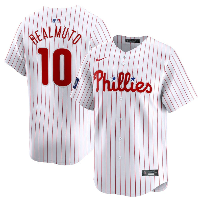 J.T. Realmuto Philadelphia Phillies Nike 2024 MLB World Tour London Series Home Limited Player Jersey - White