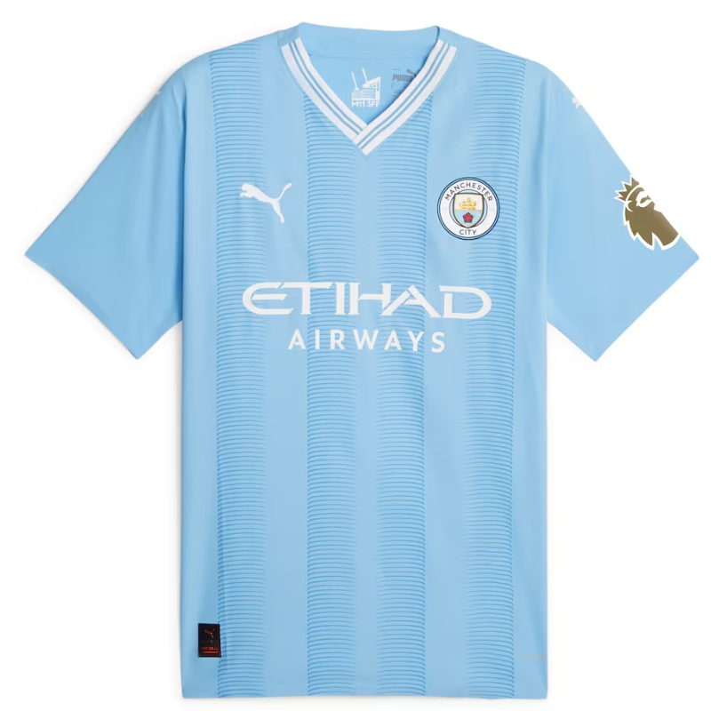 Manchester City Team Puma 2023/24 Custom Authentic Jersey - Sky Blue