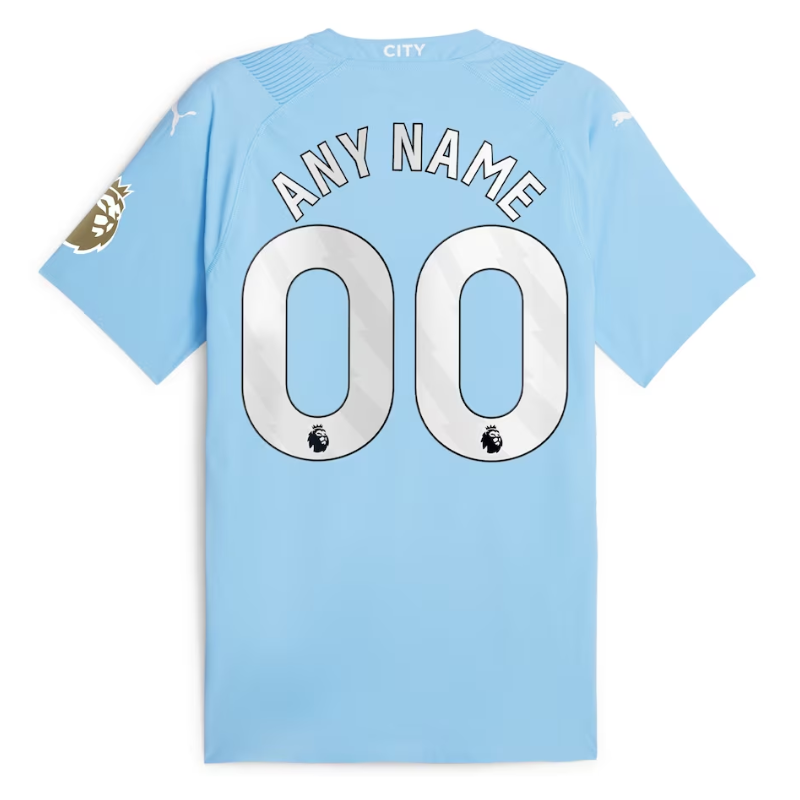 Manchester City Team Puma 2023/24 Custom Authentic Jersey - Sky Blue