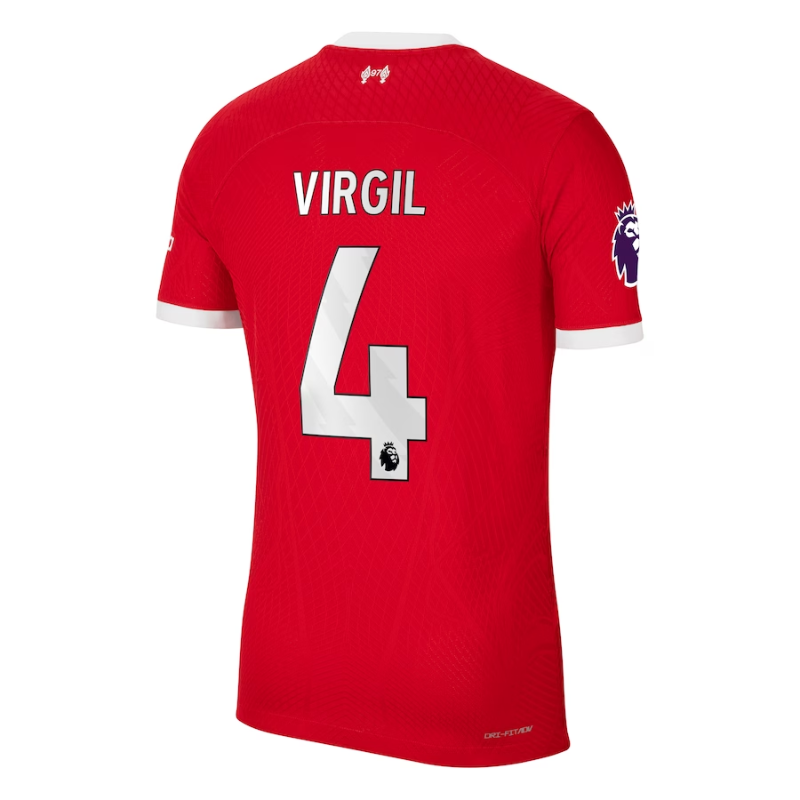 Virgil Van Dijk Liverpool Nike 2023/24 Home  Player Authentic Jersey - Red