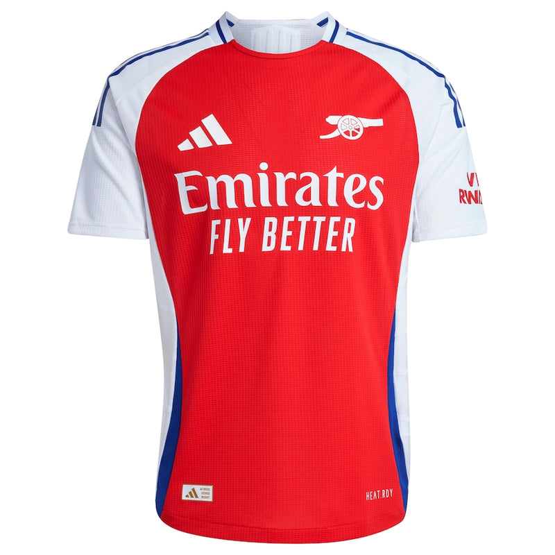 Arsenal adidas Home Authentic Shirt 2024-25 with Ødegaard 8 printing