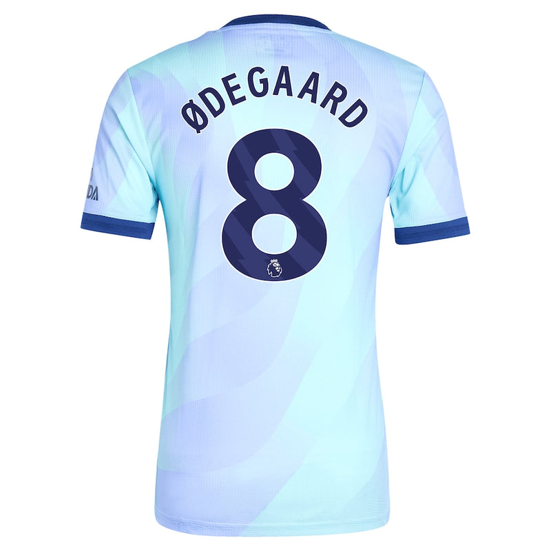 Arsenal adidas Third Authentic Shirt 2024-25 with Ødegaard 8 printing