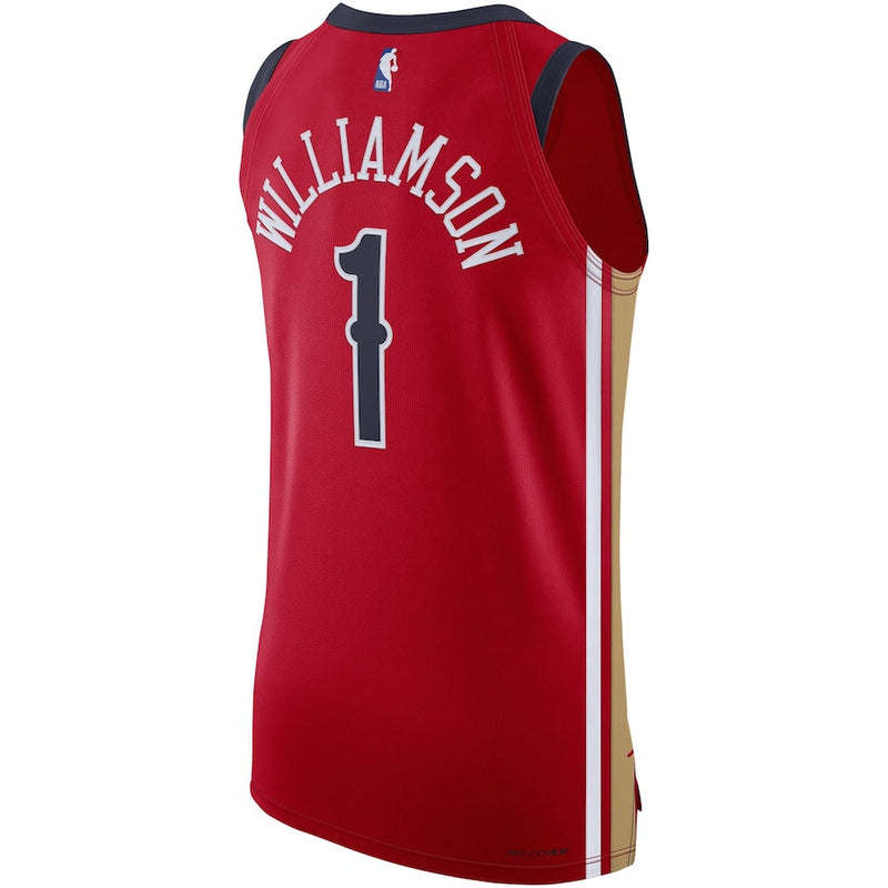 Zion Williamson New Orleans Pelicans Jordan Brand Authentic Jersey - Statement Edition - Red