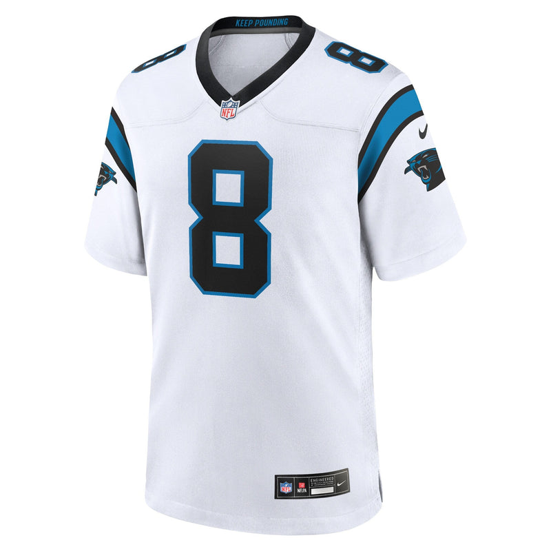 Carolina Panthers Nike Game Road Jersey - White - Jaycee Horn - Mens