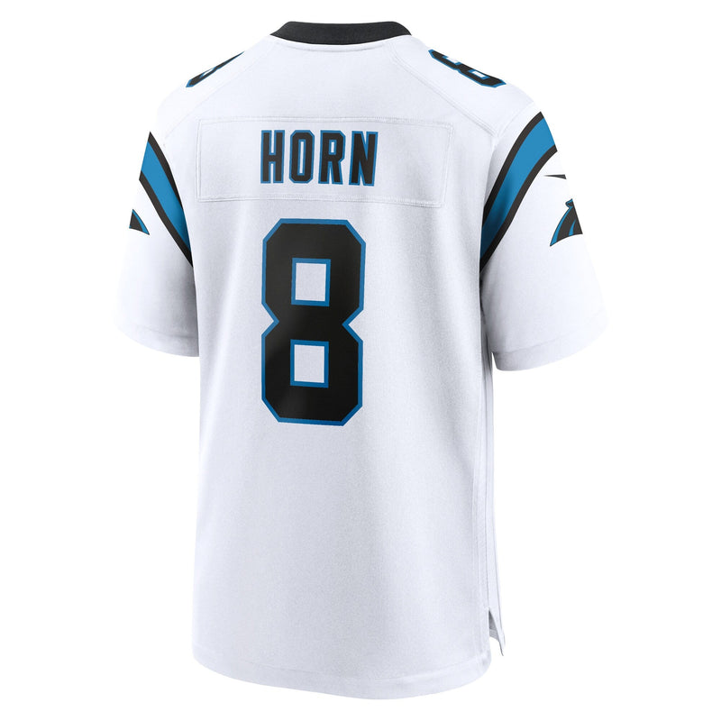 Carolina Panthers Nike Game Road Jersey - White - Jaycee Horn - Mens