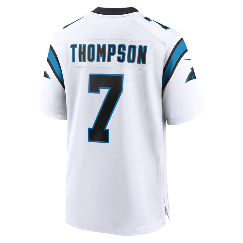 Carolina Panthers Nike Game Road Jersey - White - Shaq Thompson - Mens