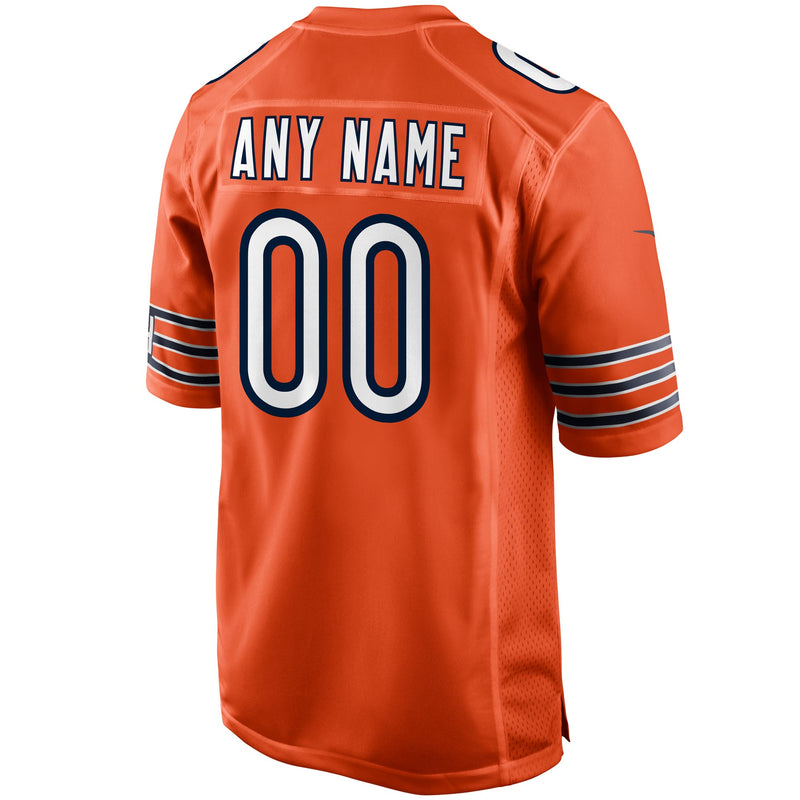 Chicago Bears Nike Game Alternate Jersey – Orange – Personalized – Men’s