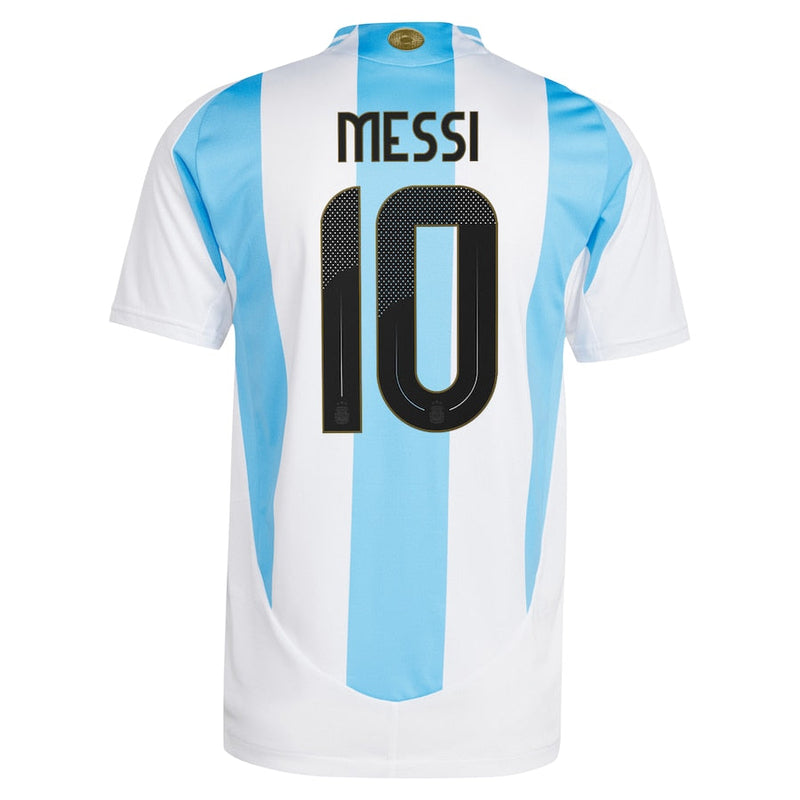 Lionel Messi Argentina National Team adidas 2024 Home Authentic Player Jersey - White