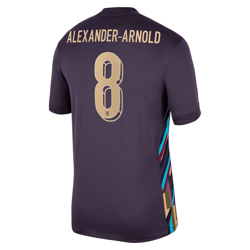 England Nike Away Stadium Shirt 2024 with Alexander-Arnold 8 printing