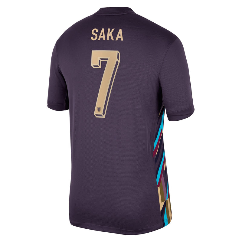 England Nike Away Stadium Shirt 2024 with Saka 7 printing