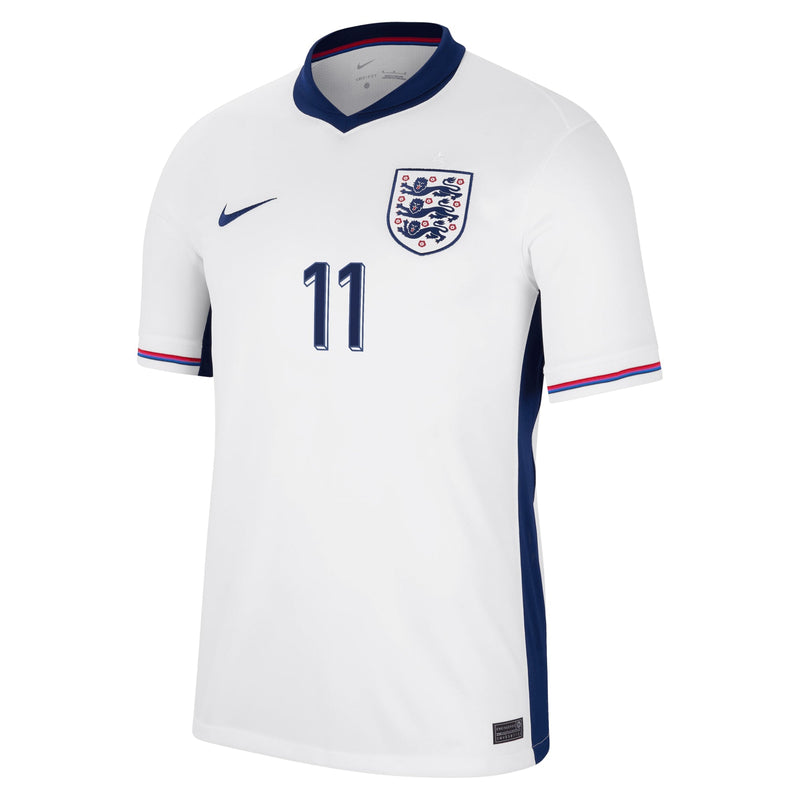 England Nike Home Stadium Shirt 2024 with Foden 11 printing