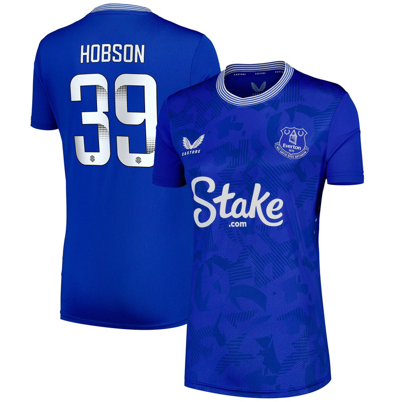 Everton Castore WSL Home Pro Shirt 2024-25 - Womens with Hobson 39 printing