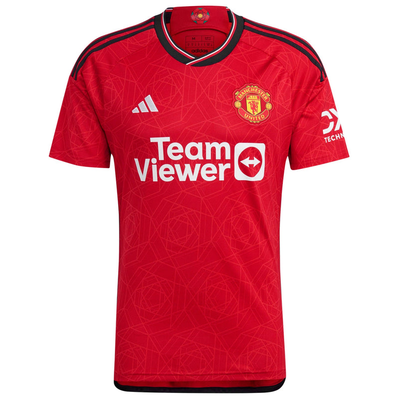 Manchester United Cup Home Shirt 2023-24 with Garnacho 17 printing