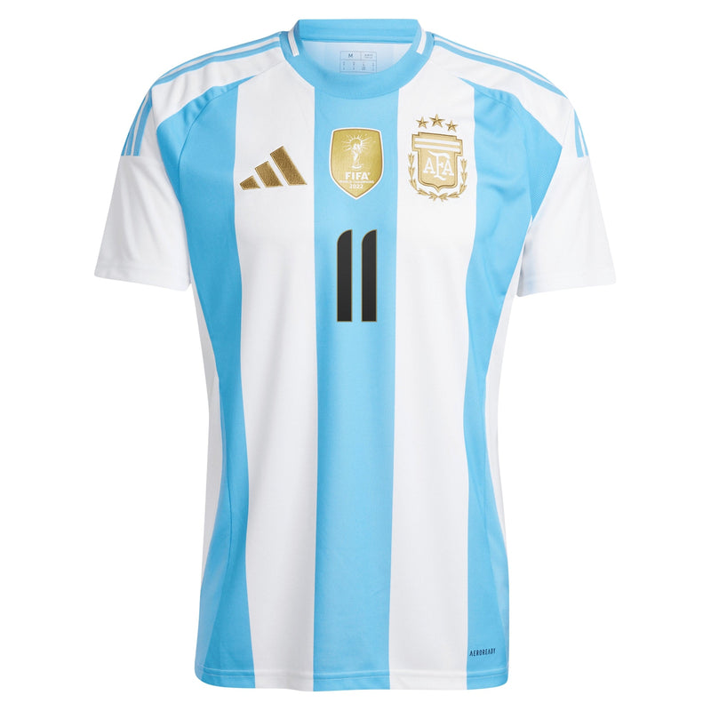 Angel Di Maria Argentina National Team adidas 2024 Home Jersey - White