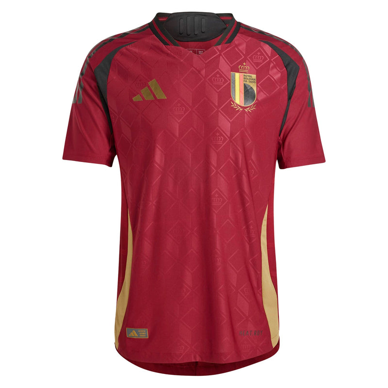 Belgium National Team adidas 2024 Home Jersey - Burgundy