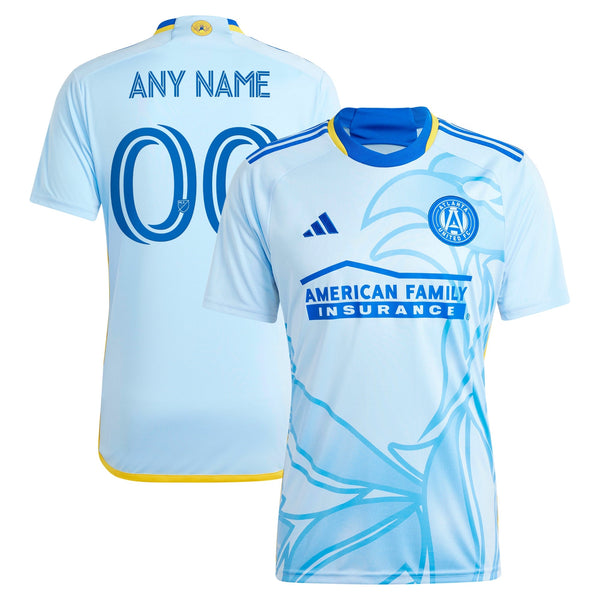 Atlanta United FC adidas 2024 The Resurgens Kit Custom Jersey - Light Blue