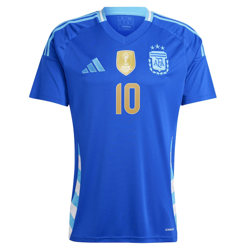 Lionel Messi Argentina National Team adidas 2024 Away Player Jersey - Blue