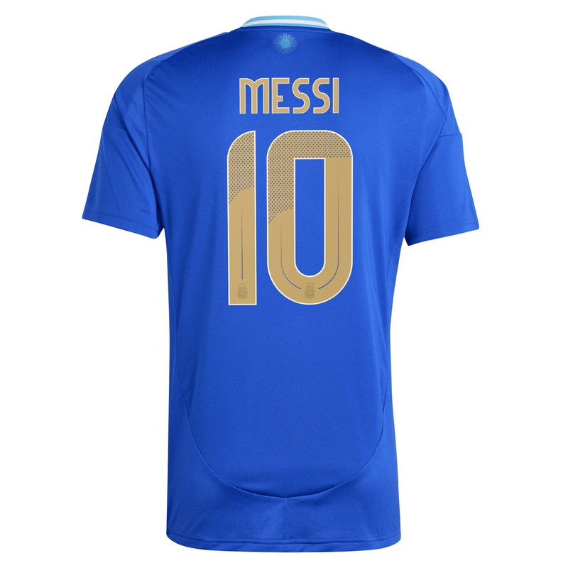 Lionel Messi Argentina National Team adidas 2024 Away Player Jersey - Blue