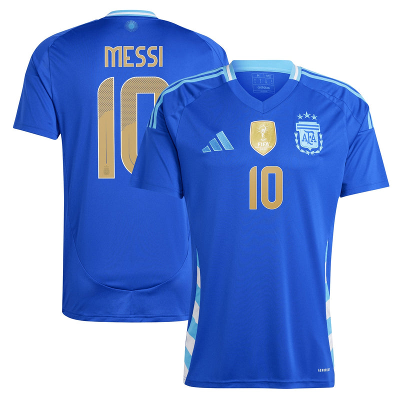 Lionel Messi Argentina National Team adidas 2024 Away Player Jersey - Blue