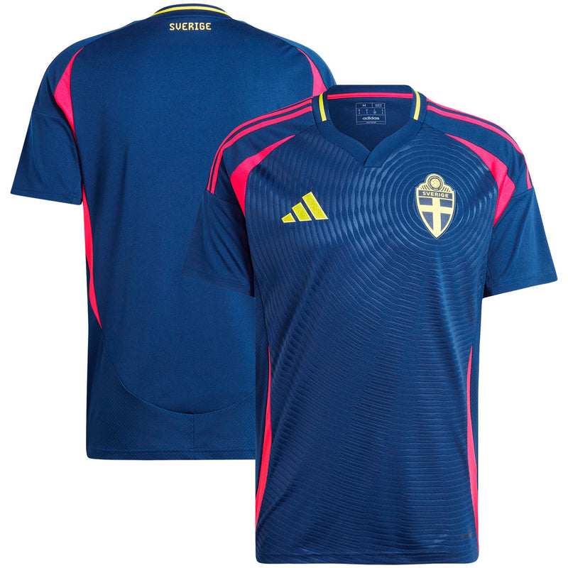 Sweden National Team adidas 2024 Away Jersey - Navy