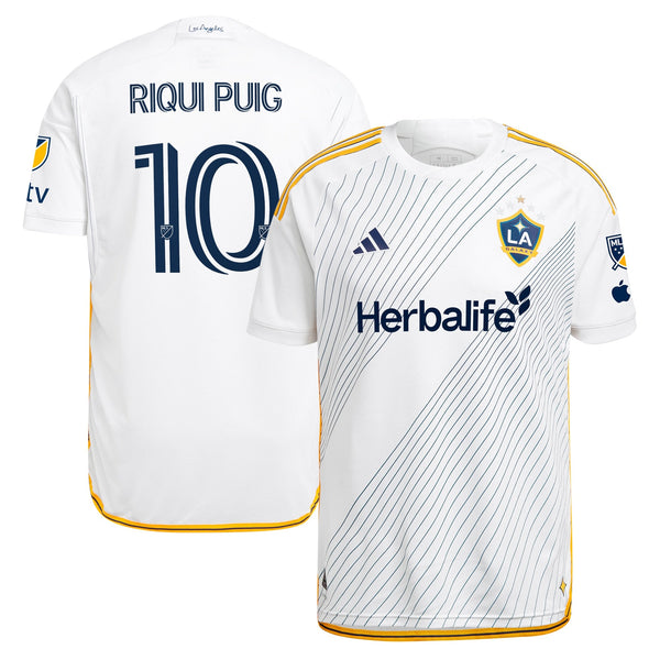 Riqui Puig LA Galaxy adidas 2024 Angeleno Kit Authentic Player Jersey - White