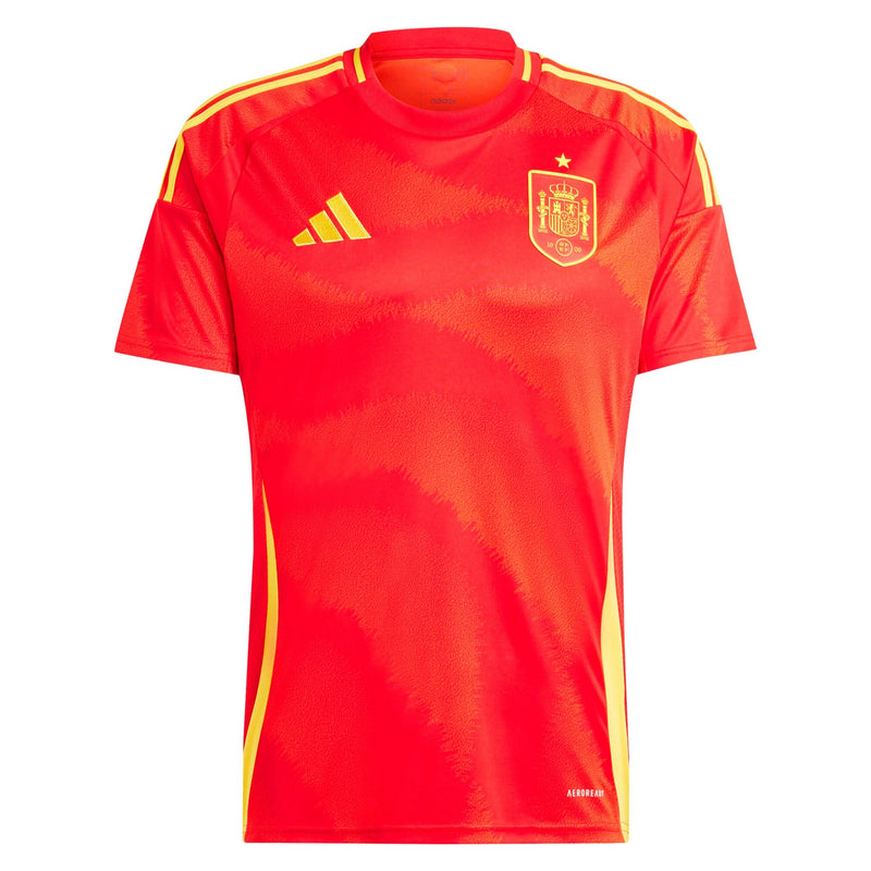 Spain National Team adidas 2024 Home Jersey - Scarlet