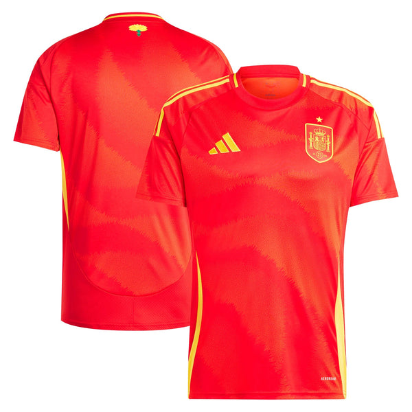 Spain National Team adidas 2024 Home Jersey - Scarlet