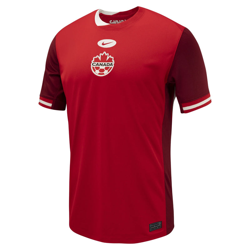 Canada Soccer Nike Men's 2024 Home Jersey - Red