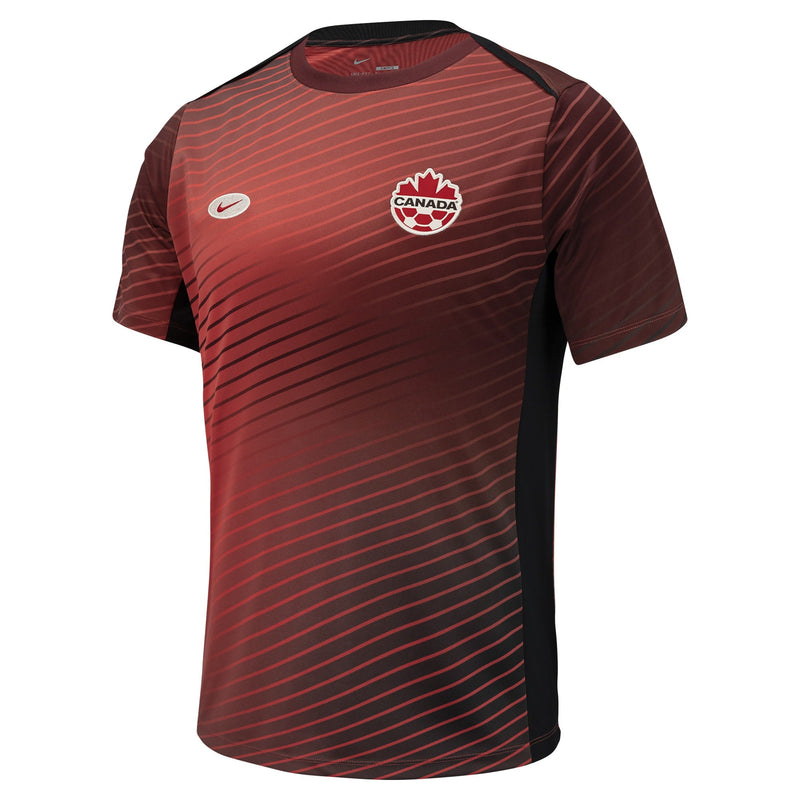 Canada Soccer Nike 2024 Pre-Match Top - Red