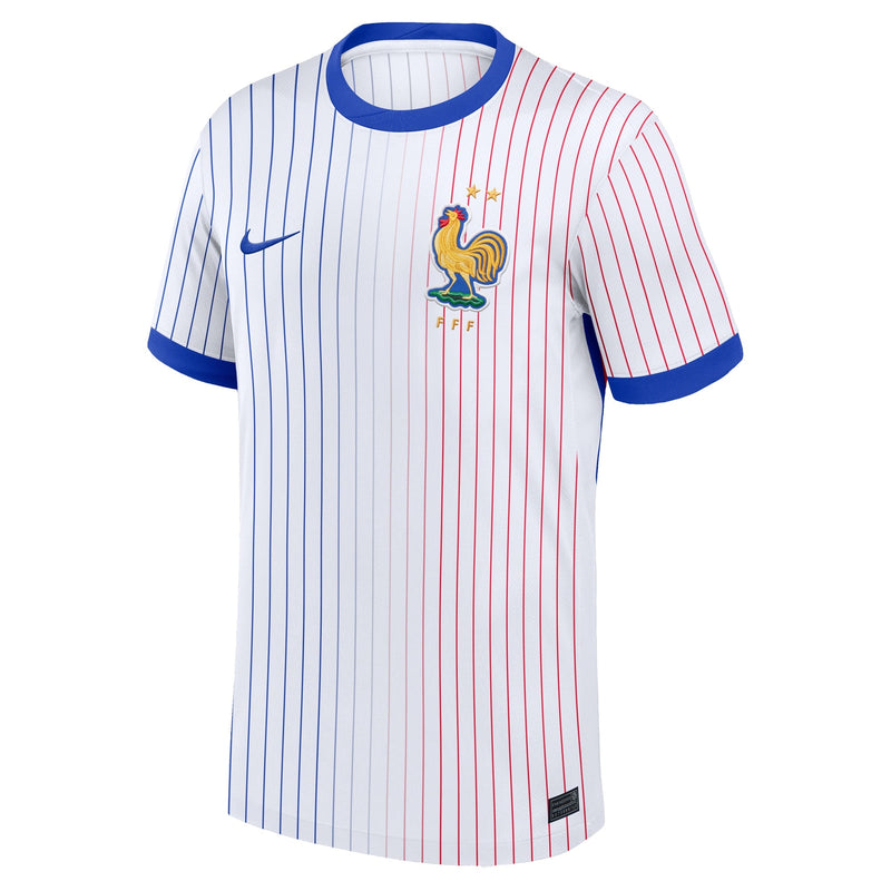 France National Team Nike 2024 Away Blank Jersey - White