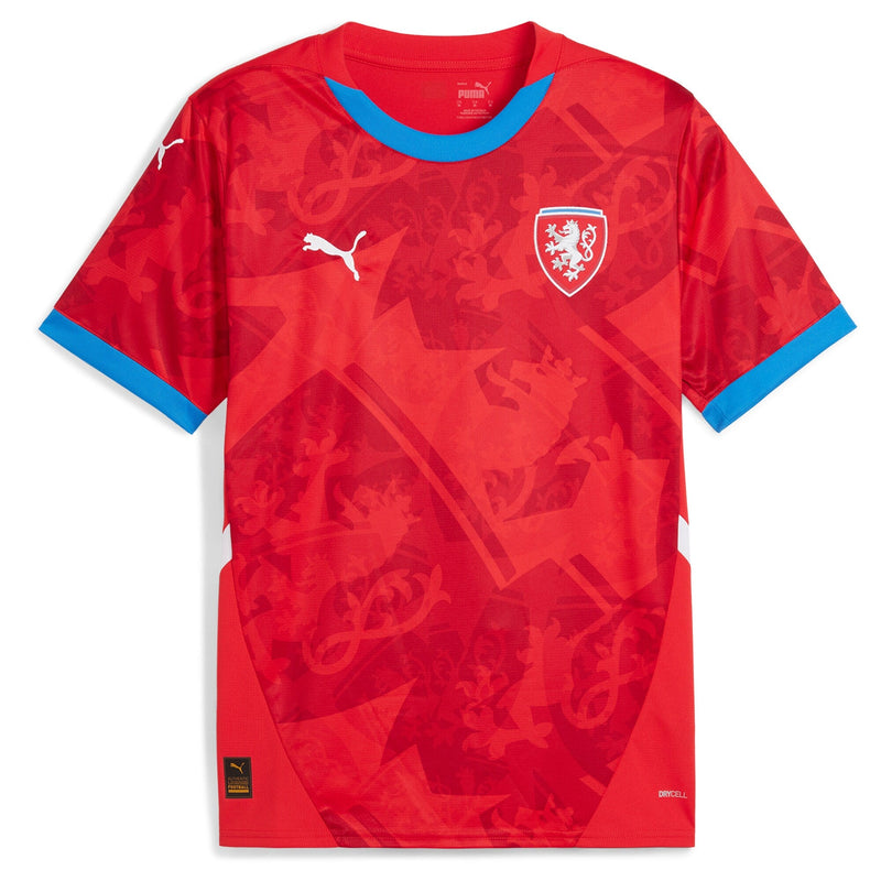 Czech Republic National Team Puma 2024 Home Jersey - Red