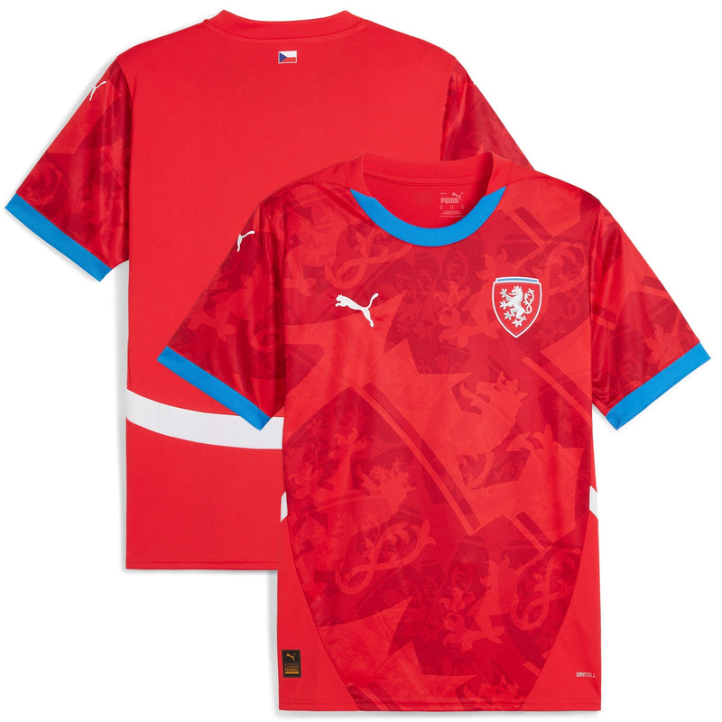 Czech Republic National Team Puma 2024 Home Jersey - Red