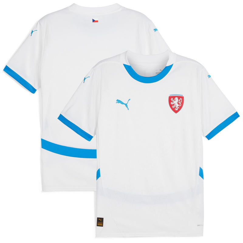 Czech Republic National Team Puma 2024 Away Jersey - White